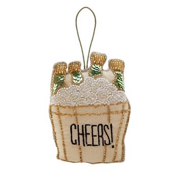 St. Nicholas Square® Cheers Bucket Beaded Christmas Ornament