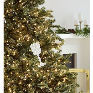 St. Nicholas Square Plastic Martini Glass Christmas Ornament