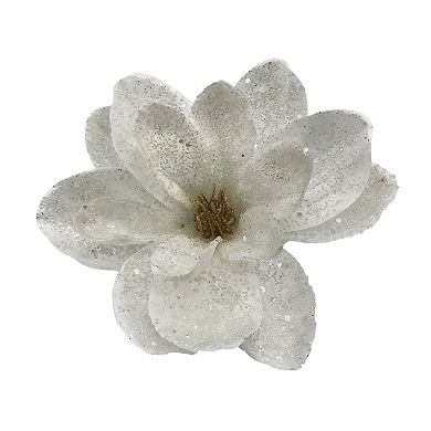 St. Nicholas Square Artificial Poinsettia Clip Christmas Ornament