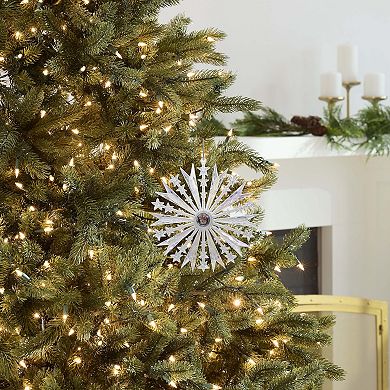 St. Nicholas Square® Silver Starburst Christmas Ornament