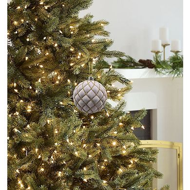 St. Nicholas Square Lattice Design Christmas Ornament