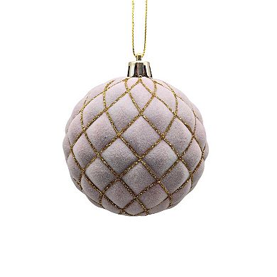 St. Nicholas Square Lattice Design Christmas Ornament