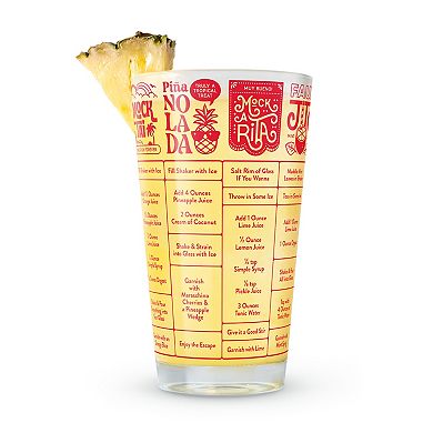 Fred Good Measure Recipe Glass