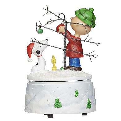 Roman Musical Charlie Brown, Snoopy and Woodstock Table Decor 6.25"