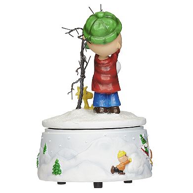 Roman Musical Charlie Brown, Snoopy and Woodstock Table Decor 6.25"