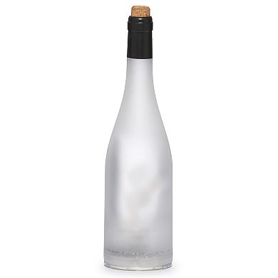 Roman 12" Lighted Swirl Bottle of Boos Table Decor