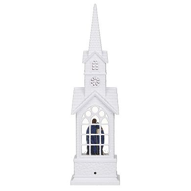 Roman 15" Lighted Swirl Holy Family Church Table Decor