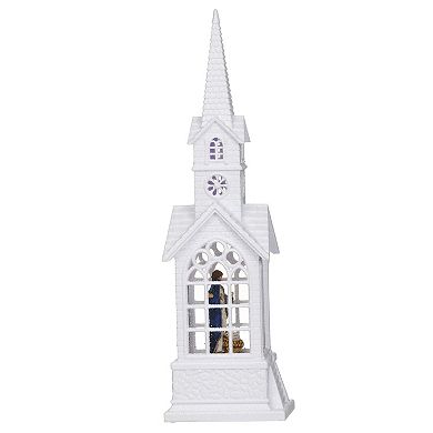 Roman 15" Lighted Swirl Holy Family Church Table Decor