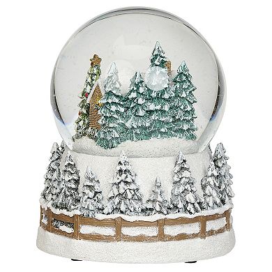 Roman Musical House Dome with Truck Base Table Decor