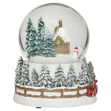 Roman Musical House Dome with Truck Base Table Decor