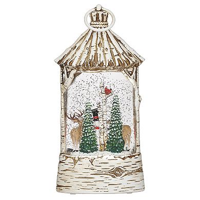 Roman Lighted Swirl Deer and Snowman Table Decor 11″