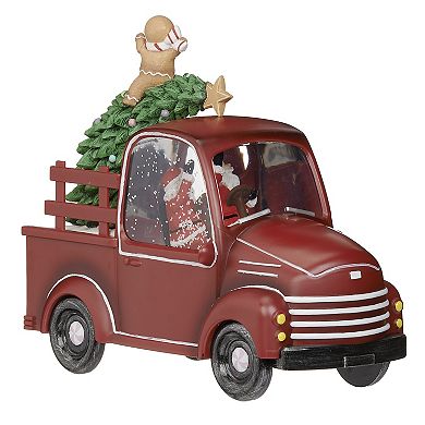 Roman 8" Lighted Swirl Gingerbread Truck Table Decor
