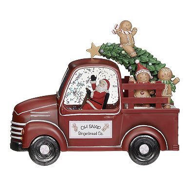 Roman 8" Lighted Swirl Gingerbread Truck Table Decor