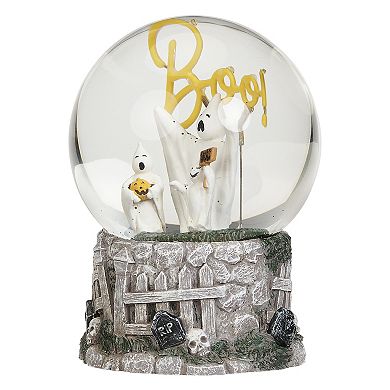 Roman Lighted Ghost Dome with Boo Accent Table Decor