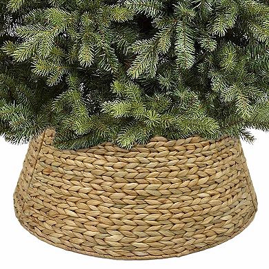 St. Nicholas Square Woven Seagrass Christmas Tree Collar