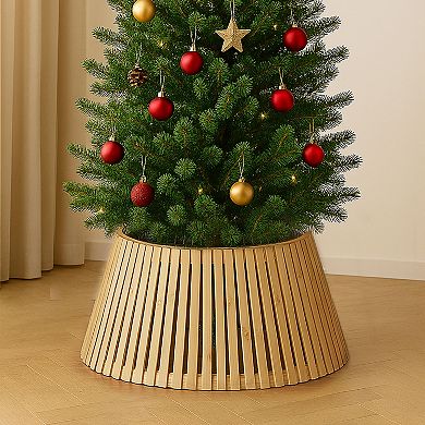 St. Nicholas Square Slated Christmas Tree Collar