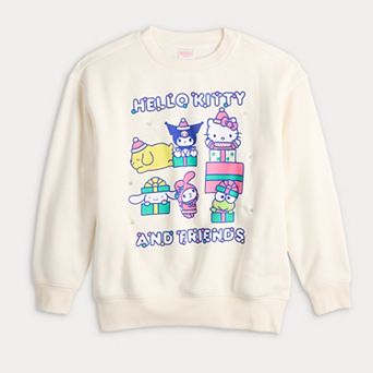 Girls 7-16 Hello Kitty Light Up Long Sleeve Fleece Pullover