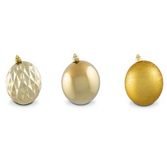 Krebs 3 pc Shatterproof Christmas Ornaments