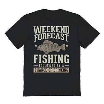 Men's Fishing Forecast Graphic Tee