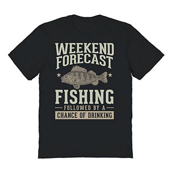 Men's Fishing Forecast Graphic Tee