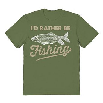 Men's Rather Be Fishing Graphic Tee