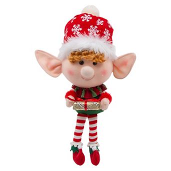 Red Elf Sitter Table Decor