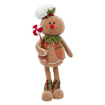 Standing Gingerbread Boy Floor Decor