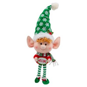 Green Elf Sitter Table Decor