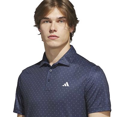 Men's adidas Performance Textured Print Polo Shirt