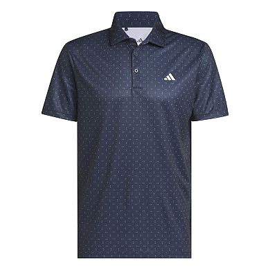 Men's adidas Performance Textured Print Polo Shirt