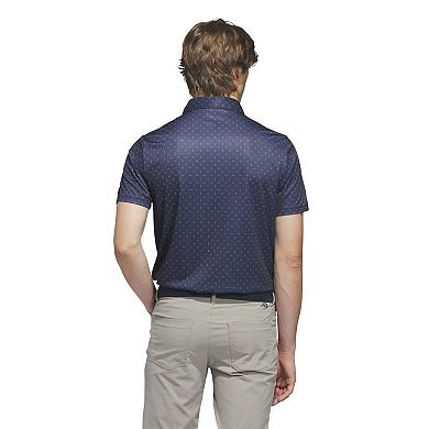 Men's adidas Performance Textured Print Polo Shirt