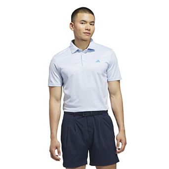 Men's adidas Performance Textured Print Polo Shirt