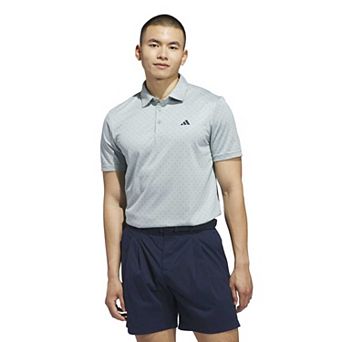 Men's adidas Performance Textured Print Polo Shirt