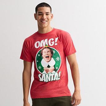 Men's Buddy The Elf OMG Santa Graphic Tee