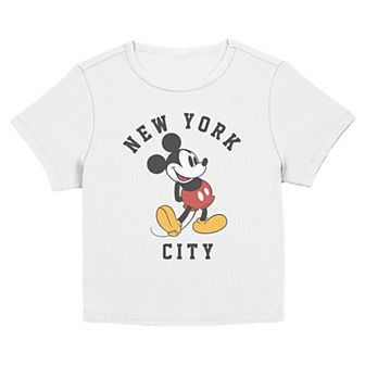 Disney's Mickey Mouse New York City Juniors' Graphic Baby Tee