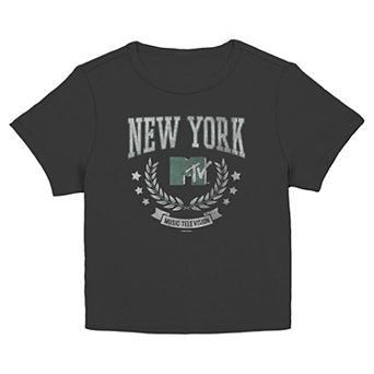 Juniors' MTV New York Music Television Graphic Baby Tee