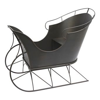 Metal Sleigh Floor Decor