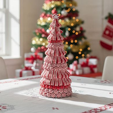 12-in. Artificial Peppermint Tree Table Decor