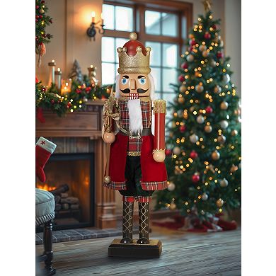 42-in. Animated Nutcracker Floor Decor