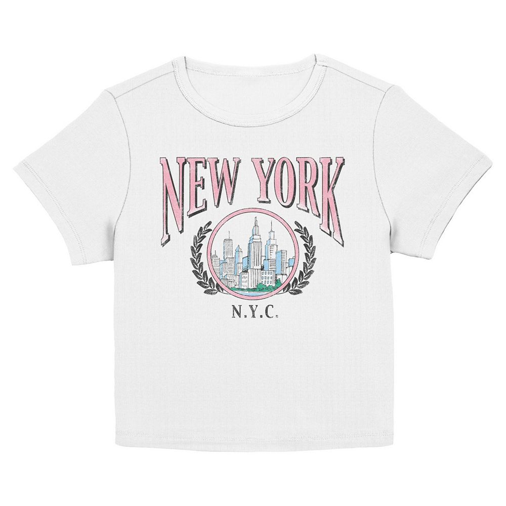 Kids New York Tee Steel Grey main image 1