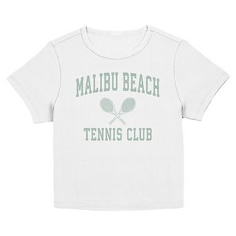 Juniors' Malibu Beach Tennis Club Graphic Baby Tee