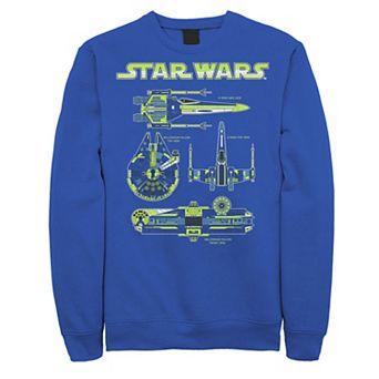 Men's Star Wars Ship Directory Graphic Fleece