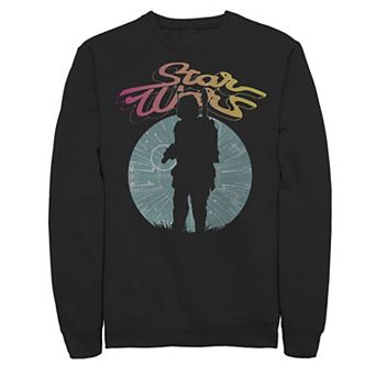 Men's Star Wars Boba Fett Silhouette Graphic Sweatshirt