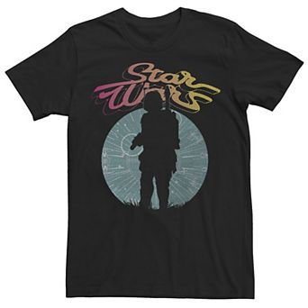 Men's Star Wars Boba Fett Silhouette Graphic Tee