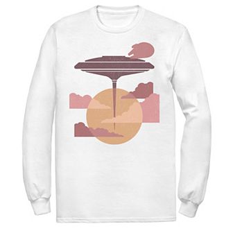 Men's Star Wars Bespin Cloud City Minimalist Long Sleeve Graphic Tee