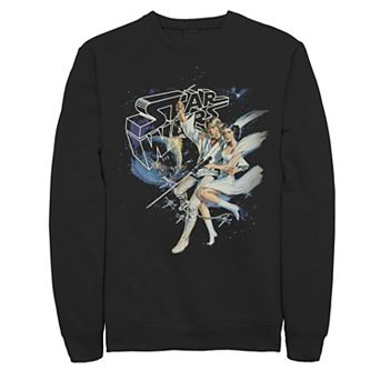Men's Star Wars Vintage Love Logo Graphic Sweatshirt