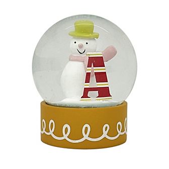 St. Nicholas Square® Monogram Mini Snow Globe Table Decor