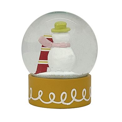 St. Nicholas Square Monogram Mini Snow Globe Table Decor