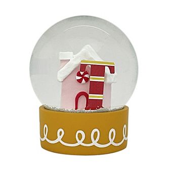 St. Nicholas Square® Letter T Monogram Mini Snow Globe Table Decor