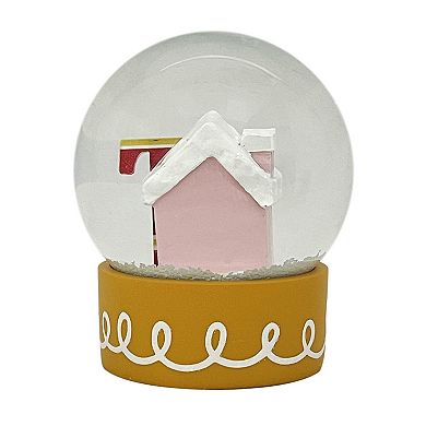 St. Nicholas Square® Letter T Monogram Mini Snow Globe Table Decor